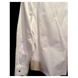 Neiman Marcus Red Blazer and White Button-Down Shirt