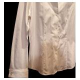 Neiman Marcus Red Blazer and White Button-Down Shirt