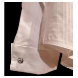 Neiman Marcus Red Blazer and White Button-Down Shirt