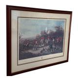 "The Bury Hunt" Painted by C Agar, Animals by J Maiden and Engraved by Bromley