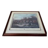 "The Bury Hunt" Painted by C Agar, Animals by J Maiden and Engraved by Bromley
