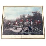 "The Bury Hunt" Painted by C Agar, Animals by J Maiden and Engraved by Bromley