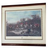 "The Bury Hunt" Painted by C Agar, Animals by J Maiden and Engraved by Bromley