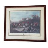 "The Bury Hunt" Painted by C Agar, Animals by J Maiden and Engraved by Bromley