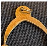 14k Yellow Gold Dolphin Pendant