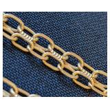 14k Yellow Gold Bismarck Chain
