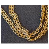 14k Yellow Gold Bismarck Chain