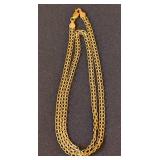 14k Yellow Gold Bismarck Chain