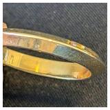 Pair of 18k Gold Hoop Earrings