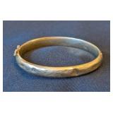 Textured 14k Gold Cuff Bracelet