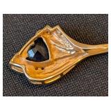 10k Yellow Gold and Sapphire Pendant