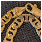 14k Yellow Gold Mariner Link Chain