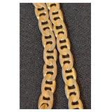 14k Yellow Gold Mariner Link Chain