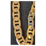 14k Yellow Gold Mariner Link Chain
