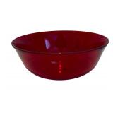 Three Colorful Glass Bowls / Bowl Inserts