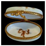 Cat and Tiger Motif Trinket Boxes by Limoges of France and More