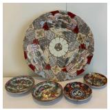 Vintage Asian Style Plates