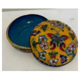 Vibrant Cloisonné Trinket Box