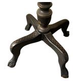 Vintage Asian Motif Accent Tripod Table