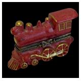 Butterfly, Train and Frog Motif Trinket Boxes by Limoges of France, Empress Arts and More