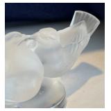 Lalique Lovebirds Figurine