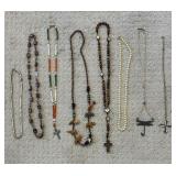 Variety of Costume Necklaces and Rosary