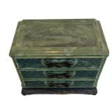 Lovely Vintage Resin Jewelry Box