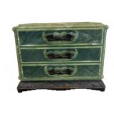 Lovely Vintage Resin Jewelry Box