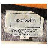 Classy 100% Cashmere Sweater Size Small by Sportwhirl