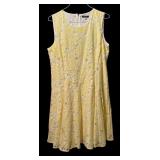 Lovely Yellow Tommy Hilfiger Size 16 Dress