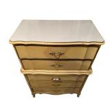 Vintage French Provincial Five Drawer Dresser