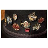 Vintage Scherzer of Salzburg Hat with Collectable Pins