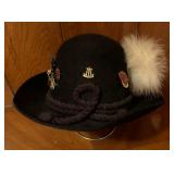 Vintage Scherzer of Salzburg Hat with Collectable Pins