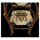 Southwestern Style Bent Wood Rocking Chair