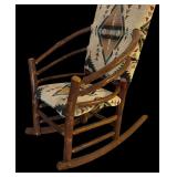 Southwestern Style Bent Wood Rocking Chair