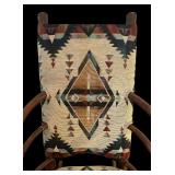 Southwestern Style Bent Wood Rocking Chair