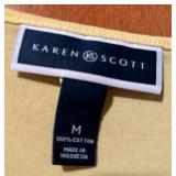 Three Sleeveless Size Medium Shirts by Karen Scott
