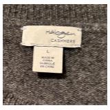 Halogen Size Large Cashmere Sweater