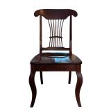 Beautiful Set of Four Cherry Wood Dining Chairs
