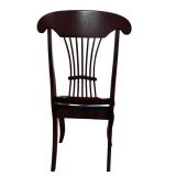 Beautiful Set of Four Cherry Wood Dining Chairs