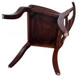 Beautiful Set of Four Cherry Wood Dining Chairs