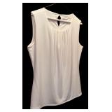 Think Spring / Beautiful White Calvin Klein Shirt and Teal Pants by Line and Angel