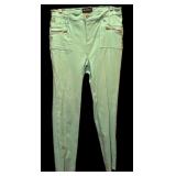 Think Spring / Beautiful White Calvin Klein Shirt and Teal Pants by Line and Angel