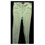 Think Spring / Beautiful White Calvin Klein Shirt and Teal Pants by Line and Angel