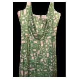 Spring is Coming / Beautiful Sleeveless Green and White Calvin Klein Top