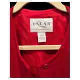 Oscar by Oscar de la Renta Lovely Red Dress and Blazer