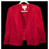 Oscar by Oscar de la Renta Lovely Red Dress and Blazer