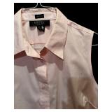 Three Sleeveless Button-Down Blouses by Jones New York, Kasper and Eddie Bauer