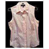 Three Sleeveless Button-Down Blouses by Jones New York, Kasper and Eddie Bauer