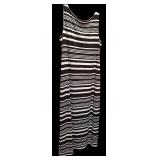 Two Black Dresses by Emma Michele & Jessica Howard &  / Black with White Polka Dots / Black with White Stripes